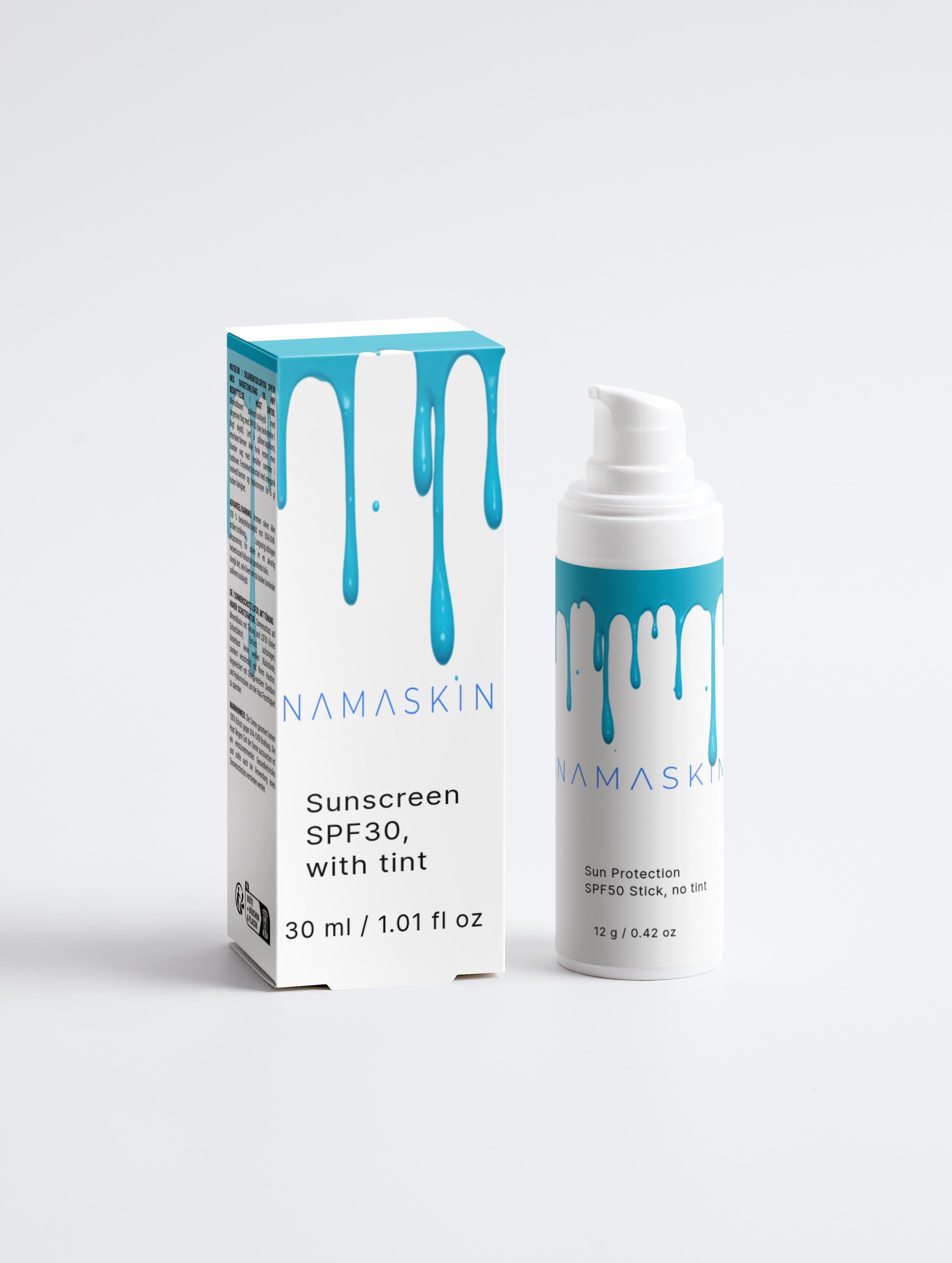 Sunscreen SPF30, with tint